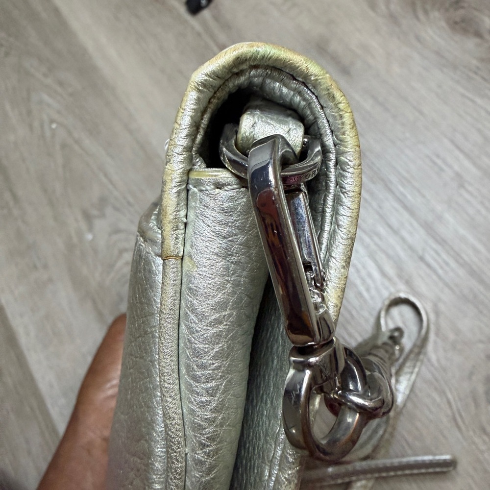 Tory Burch Silver Leather Crossbody - Picture 16 of 16
